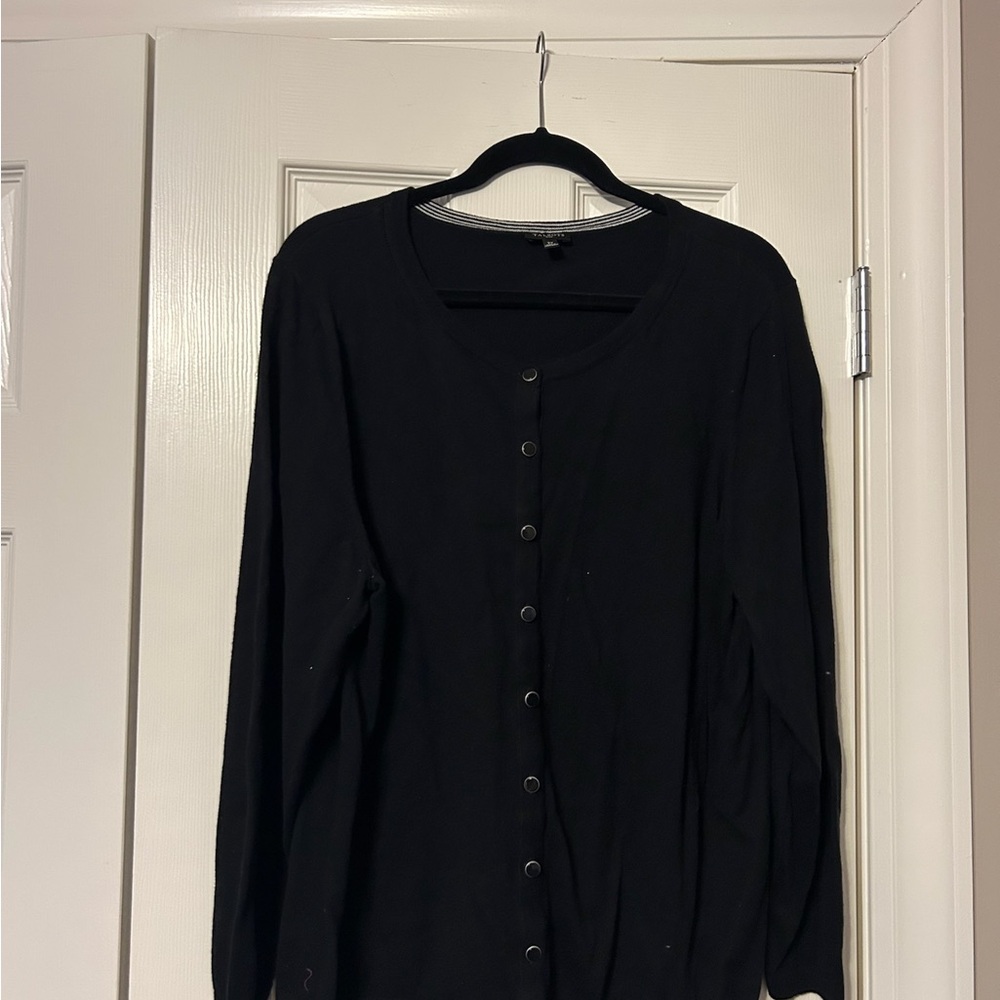 Women's Black Cardigan Sweater